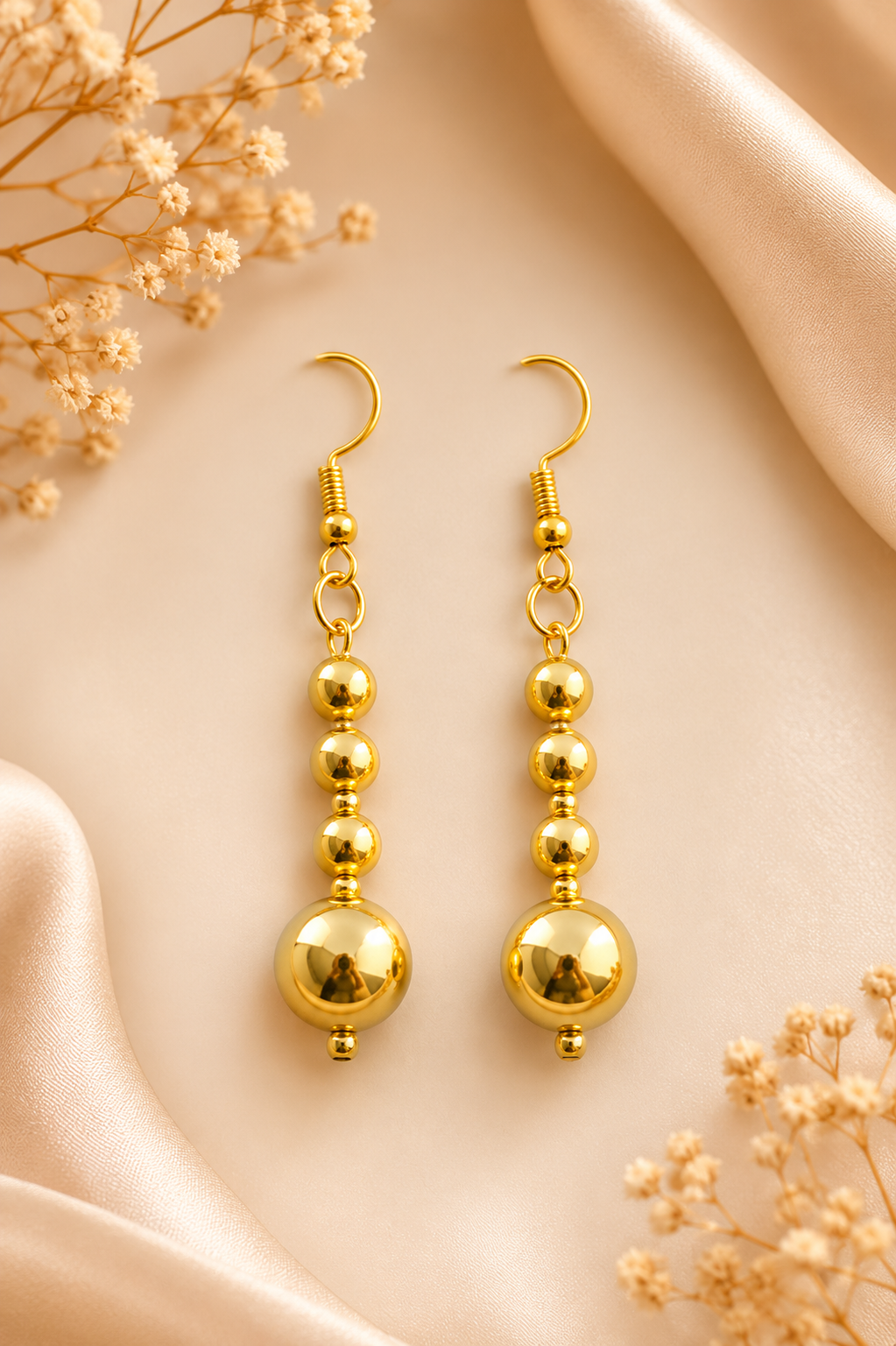 Golden beads curto