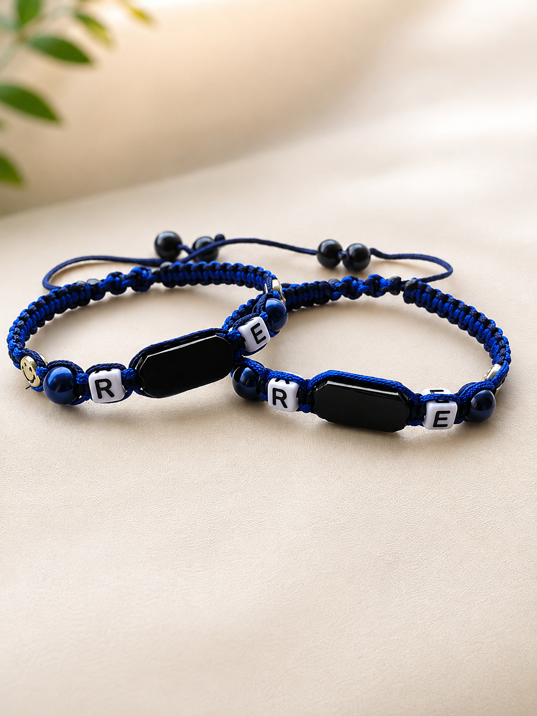 Pulseiras de macramé para casais